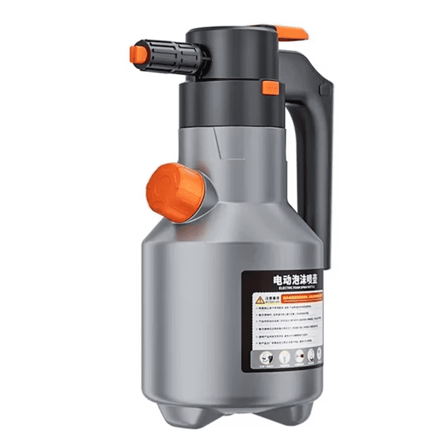 Car Wash Sprayer Electric Foam Sprayer Handheld Professional 2L Snow Foam Cannon Motorized for Cars Wash Car Gray,1 x Car Wash Sprayer 1 x Data cable,Gray