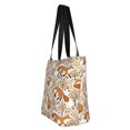thumbnail image 7 of Uemuo Autumn Fox with Brown Plants Print Tote Bags for Women,Large Capacity Corduroy Bag,Reusable Grocery Shoulder Bag,Beach Tote with Zipper Closure, Daily Essentials, 7 of 7