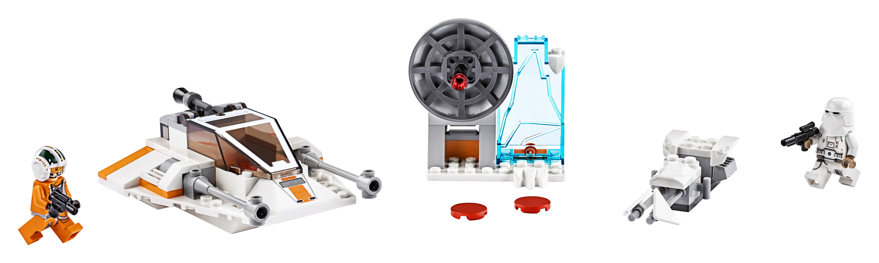 LEGO Star Wars Snowspeeder 75268 Starship Creative Building Toy for Preschool Children 4+ (91 pieces) - image 3 of 7
