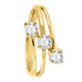 thumbnail image 3 of Aonejewelry 0.50 Ct. Ttw Timeless Treasure Designer Fashion Diamond Ring In 10K Yellow Gold, 3 of 4