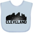 thumbnail image 3 of Inktastic cleveland skyline Boys or Girls Baby Bib, 3 of 4