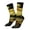 3 Black, variant on Yellow White-Lipped Pit Viper Print Adult Socks for Men & Women,Calf Socks, Ankle Socks,Boots Socks,Breathable Casual Sock,Unisex Crew Socks