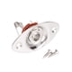 thumbnail image 1 of Greeniant Panel de conector de guitarra eléctrica Universal, 6,35mm, 1/4 , conector ovalado, Kit de montaje de puerto, accesorios para instrumentos Accesorios para instrumentos musicales plata Greeniant OD0057-01, 1 of 6