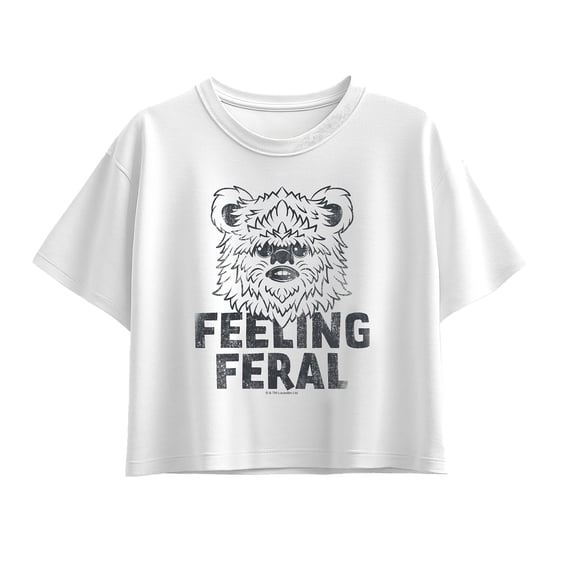 Star Wars - Feeling Feral Ewok - Youth Girls Boxy T-Shirt