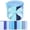 Gradient Blue, variant on 80 Pcs Precut Fabric Strips, 2.56" x 19.69" Cotton Strip Bundle, Jelly Roll Fabric Assortment for Quilting, Rug Making and Hand Sewing