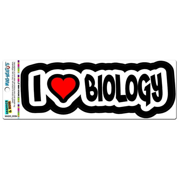 I Love Heart Biology MAG-NEATO'S(TM) Car/Refrigerator Magnet