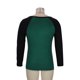 thumbnail image 5 of Blusas y camisas de manga larga con cuello redondo para hombre, informales, lisas, empalmadas, de manga larga, de alta elasticidad, que mantienen el calor, camisetas y pantalones de poliéster para hom, 5 of 8