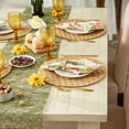 thumbnail image 3 of Natural Basketweave Round Woven Placemat (Set of 4), 3 of 3