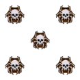 thumbnail image 3 of Guardoinrt Unique And Festive Ambiance Punk Halloween Enamel Pin Brooch For Halloween Parties With Multiple Spider Skeleton 5Set, 3 of 6