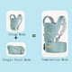 thumbnail image 5 of Portabebés multifuncional con asiento de cadera Portabebés ergonómico con asiento de cadera y bolsillo con cremallera, parasol de malla para recién nacidos y niños pequeños, 5 of 9