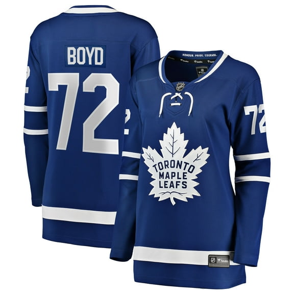 Women's Fanatics Travis Boyd Blue Toronto Maple Leafs Home Breakaway Jersey