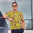 thumbnail image 4 of Fotbe Chicken Cartoon Camiseta Polo de Golf para Hombre con Estampado – Camisa Deportiva Transpirable con Cuello Abotonado-Small, 4 of 6