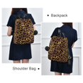 thumbnail image 4 of FORMRS Women's Travel Backpack Purse Anti-Theft Hidden Pockets Casual Shoulder Bag, Purple Leopard Pattern, 4 of 7