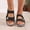 Black, variant on Norvail Womens Orthopedic Arch Support Open Toe Sandals, Wide Foot Sandals for Women Dressy, Non Slip Comfortable Walking Slippers for Summer Beach Vacation