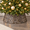 Black, variant on THE BRIVE Brown Rattan Christmas Tree Collar, 24in Woven Decor for Indoor Holiday Home Use