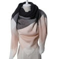 thumbnail image 1 of Villus Scarves, Neckerchiefs Triangle Scarf Air Conditioning Shawl Pink black, 1 of 8