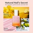 thumbnail image 3 of modelones Nail Strengthener, Sparkle Pink Nail Natural Concealer Foundation Polish Air Dry Nail Growth Polish for Damaged Nails Imperfection Masking Gifts for Women 15ml, 3 of 9