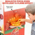 thumbnail image 5 of iYofe Wooden Pizza Food Truck Activity Center for Kids, 3+ Play Kitchen for Kids with Wooden Play Food, Ice Cream Cart, Toy Kitchen Sets, Toddler Kitchen Playset, Pretend Play Food Truck Playset, 5 of 10