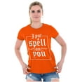 thumbnail image 4 of Halloween I Put A Spell On You Womens Slim Fit Graphic Tee Brisco Brands S, 4 of 5