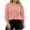 Orange, variant on Annhoo Plus Size Half Sleeve Tops for Women with Buttons Asymmetrical Neck Shirts Color Block Casual Blouses