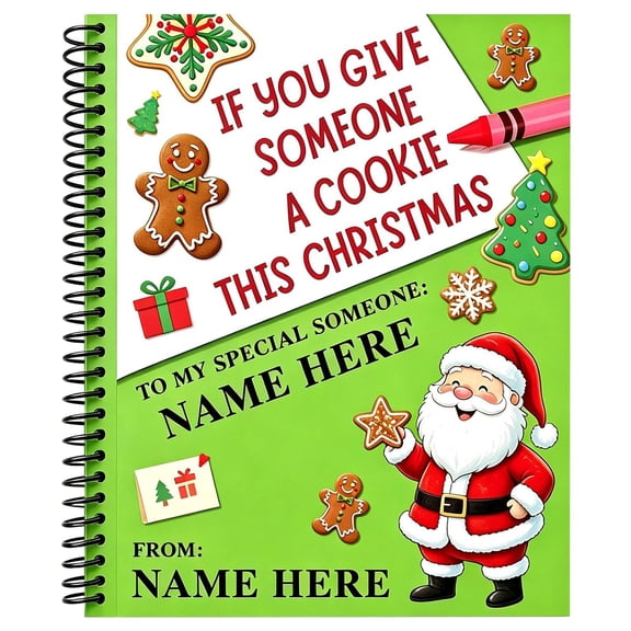Christmas Gift Card Booklet, Spiral-Bound DIY Holiday Gift Card Holder, Merry Christmas Book for Adults & Teens