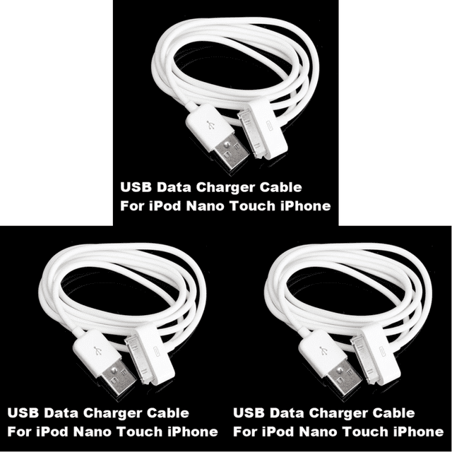 Cable Cargador Sincronización Datos USB para Apple IPhone 4 4s 3G IPod