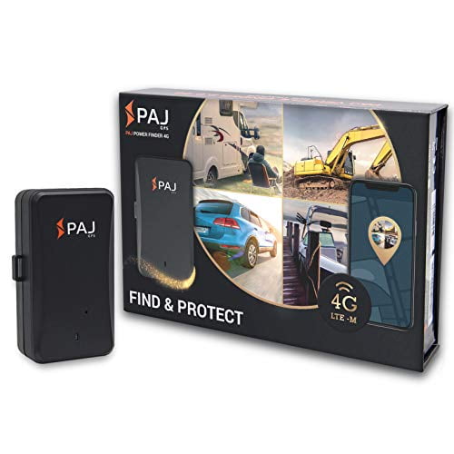 PAJ GPS POWER Finder – Car GPS Tracker up to 90 Days Battery Life, Magnetic GPS Tracking for Cars, Boats or Trucks, Tracking Device for Vehicles with Location, Route & Speed Monitoring