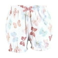 thumbnail image 3 of Hudson Baby Infant Girls Shorts Bottoms 4-Pack, Soft Butterfly Toile, 6-9 Months, 3 of 3