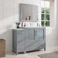 thumbnail image 3 of Vanity Art VA3036-84G 84 in. Double Sink Bathroom Vanity Set, Gray, 3 of 9
