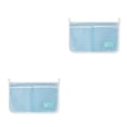 thumbnail image 4 of Monstrate Bolsa de malla de almacenamiento para refrigerador, organizador de condimentos colgantes de rejillas, estante de congelador hueco, Azul 2piezas Monstrate CBP162720, 4 of 5