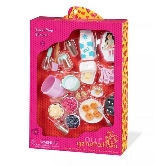 Our Generation Wake Up to Flavor Pancake Accessory Set for 18" Dolls