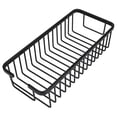 thumbnail image 3 of Estante de almacenamiento de pared, cesta organizadora de especias de cocina de gran capacidad, de aluminio espacial, a prueba de óxido, para baño, salón de belleza, 3 of 5