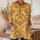 thumbnail image 1 of TaTaai Casual Print Long Sleeve Round Neck T Shirts for Women Loose Fit With Pockets Soft Blouse 2026 Lightweight Polyester Comfort Top Gift, 1 of 7