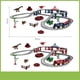 thumbnail image 2 of Juguetes de pista de dinosaurios Creat Dinosaur World Juguetes DIY Montaje para niños 76 piezas, 2 of 8