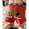 thumbnail image 5 of LazyOne Funny Animal Boxers, Happy Camper Red, Humorous Underwear, Gag Gifts for Men (Large), 5 of 7