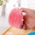 thumbnail image 2 of Cepillo De Baño De Silicona, Ducha De Masaje Suave, Exfoliante Facial, Cepillo De Piel Limpia Portátil Para Bebé, Niño Pequeño, Ducha Infantil, Baño En Casa Kearding HA027941-01, 2 of 7
