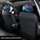 thumbnail image 3 of WondLa Funda Protectora Universal para Reposacabezas de Coche, Funda Elástica para Reposacabezas de Asiento de Auto, Funda de Tela Antipolvo, Accesorios de Interior 2 Piezas, 3 of 6