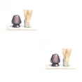 thumbnail image 2 of Wosthever 1 Juego de Matcha Kit hermosos accesorios de té sanitario para de mezcla de polvo Negro 2piezas, 2 of 6