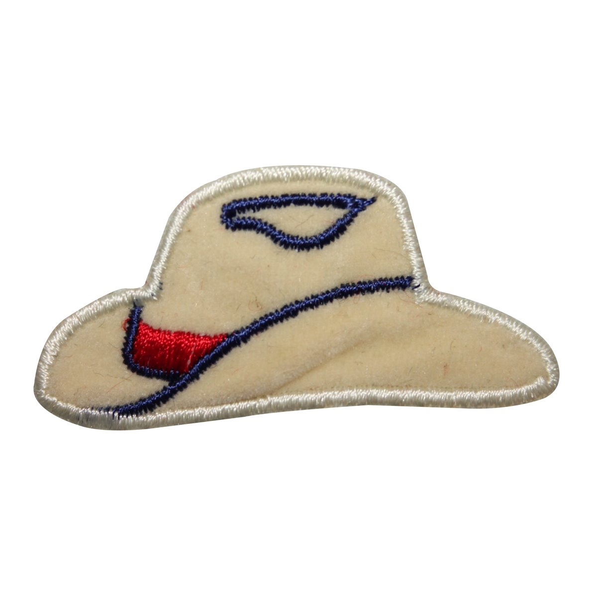 ID 8787 Country Western Hat Patch Cowboy Cap Felt Embroidered Iron On