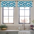 thumbnail image 3 of LALILO Kitchen Curtain Valance Ethnic Ikat Rod Pocket Window Curtain 52"x 18" Set of 2, 3 of 7