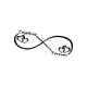 thumbnail image 1 of Valentines Day Wall Sticker Adhesive Black Holding Hand Heart PVC Decal Home Decors Creative Wall Art Murals Accessory Multicolor, 1 of 4