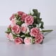 thumbnail image 3 of Peones Flores Artificiales Rosa de Seda Y Ramo de Peones para Decoraciones de Boda Del Hogar, Guía de la Flor de Mano de la Ruta Decoración de la Pared, 3 of 7