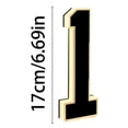 thumbnail image 3 of DVKOVI Solar Lighted House Numbers for Outside Light up LED Address Signs for Houses Backlit Illuminated Exterior C one Size, 3 of 5