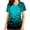 H, variant on RKSTN Women's Halloween Printed Scrub Top, Short Sleeve, V-Neck, with Pockets, Casual