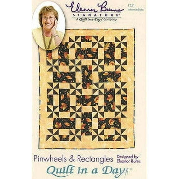 Pinwheels and Rectangles Quilt Pattern by Quilt in a Day