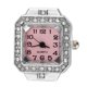 thumbnail image 2 of Reloj de anillo cuadrado de 20 mm Reloj de dedo Reloj de anillo de dedo Nuevo TOP Rosa, Rosa, 2 of 4