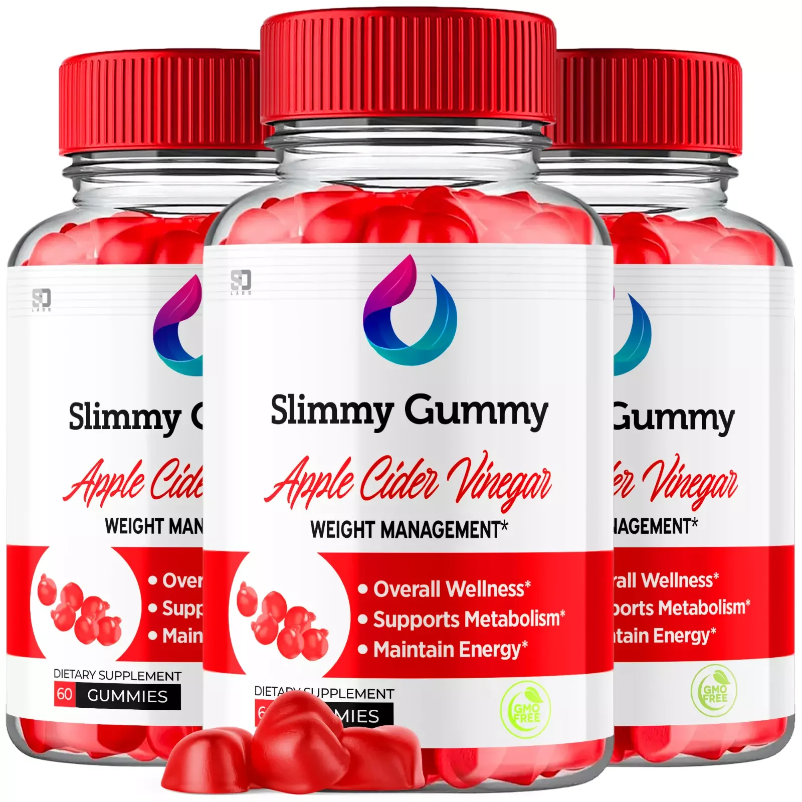 Slimmy Gummy Keto ACV Gummies Maximum Strength Weight Management Supplement 180 Gummies