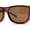 All Brown, variant on Womens Polarized Rhinestone 60mm Fit Over Rectangular OTG Fashion Sunglasses All Brown