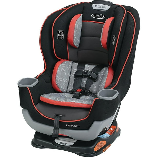 Graco Extend2Fit Convertible Car Seat, Solar