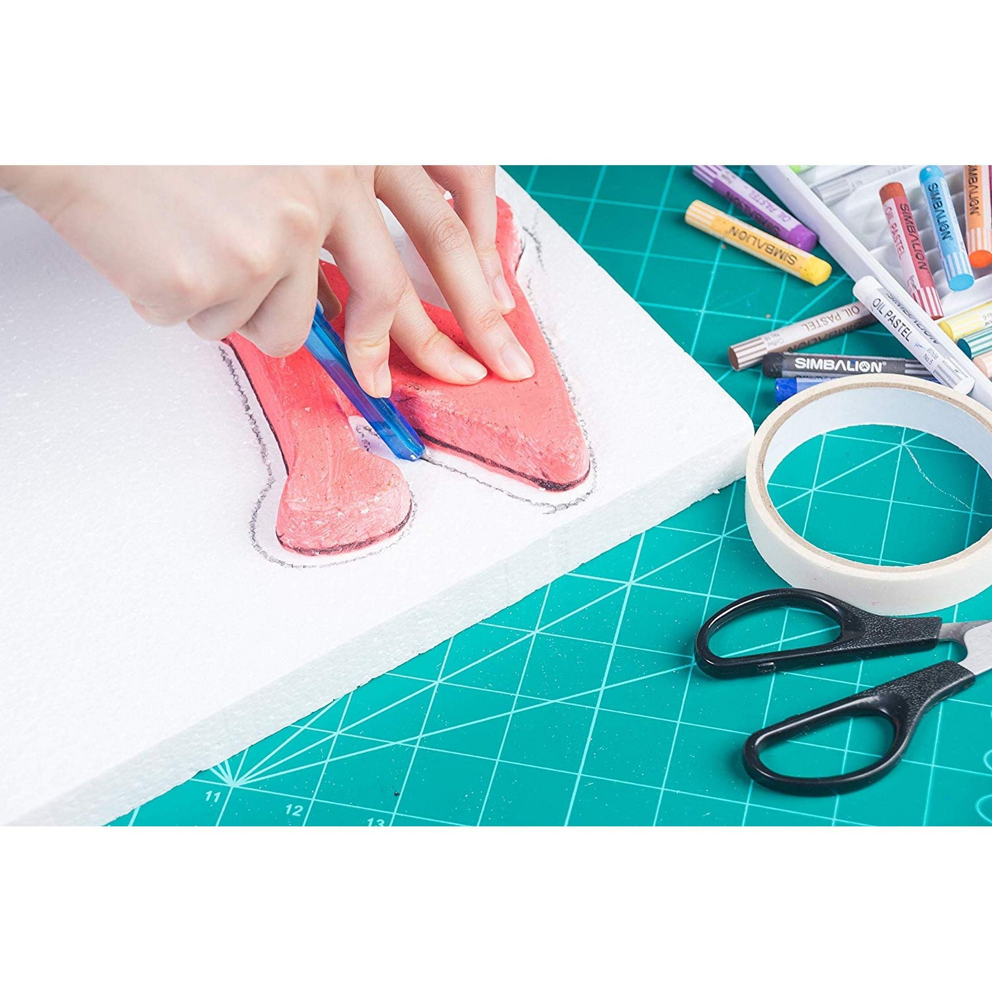 Craft Foam Block 6Pack Rectangle Polystyrene Foam Brick Styrofoam